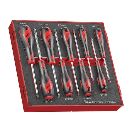 Teng Tools TED909TXN - 9 Piece TX Screwdriver Set in EVA Tray TED909TXN